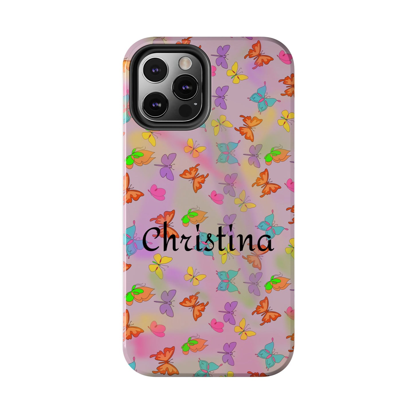 Butterfly Phone Case Personalized with Name