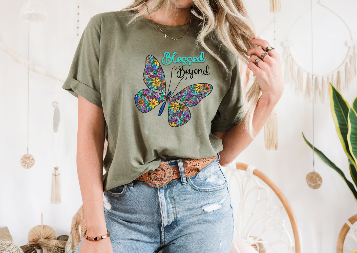 Colorful ButterflyHeavy Cotton Tee