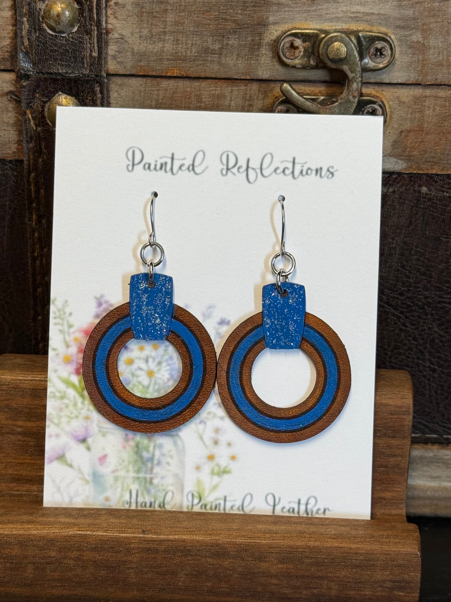 Round Simple Striped Earrings