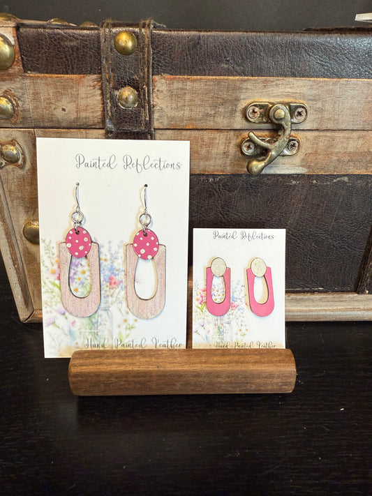 Polka Dot Hoop Earrings