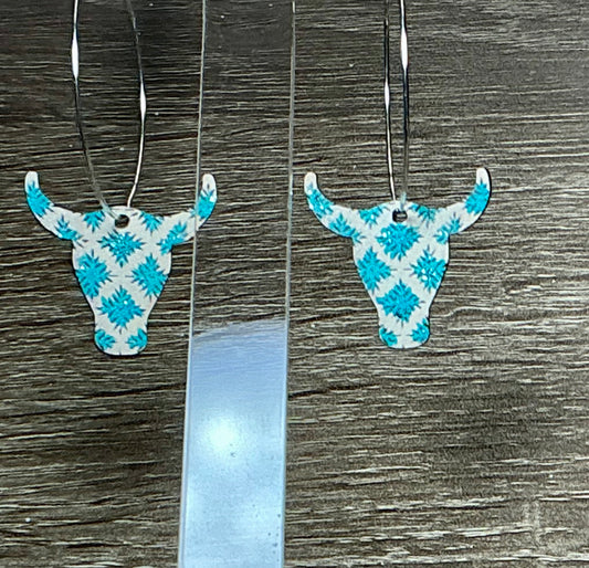 Cow Head Earrings