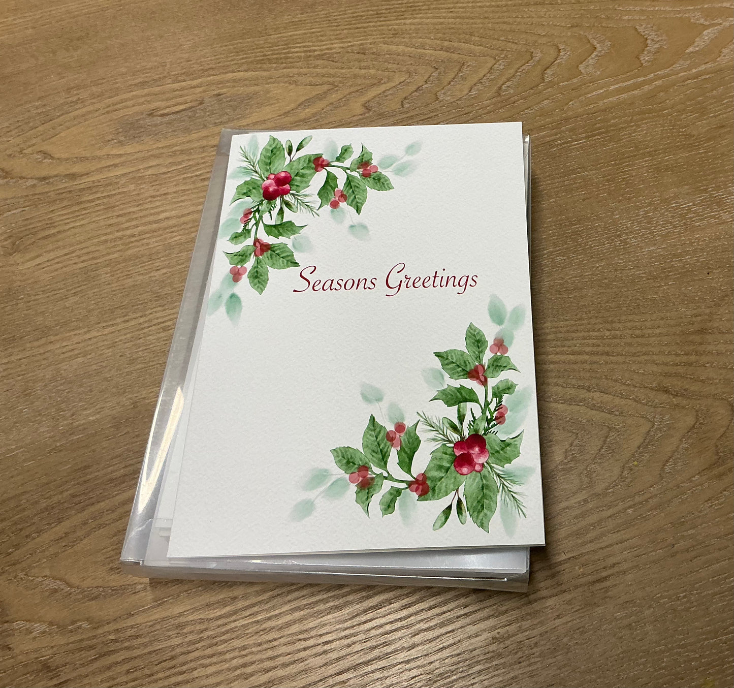 Watercolor Season Greetings Card