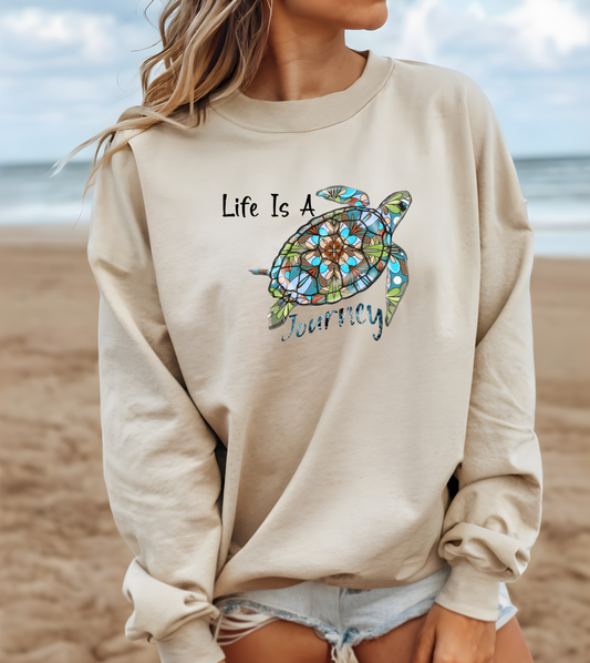 Turtle Journey Crewneck Sweatshirt