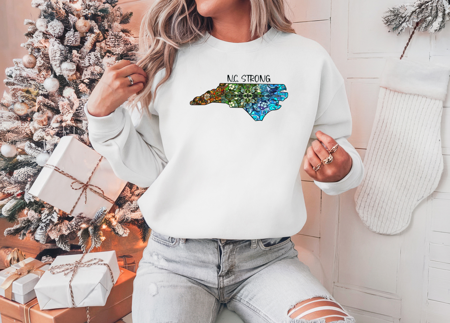 NC Strong  Crewneck Sweatshirt